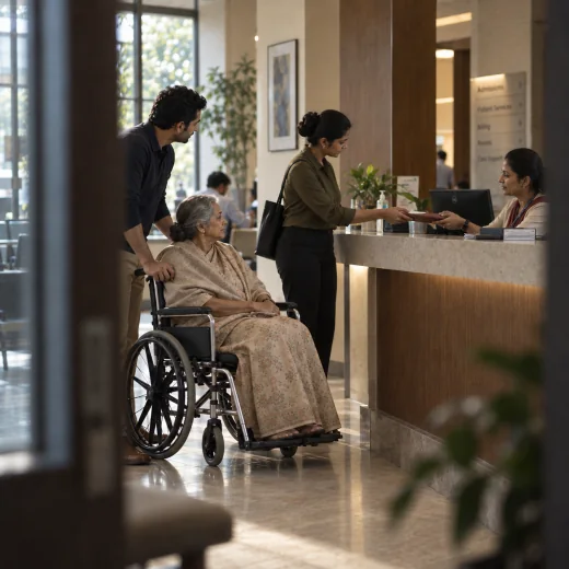 A hospital handover being coordinated